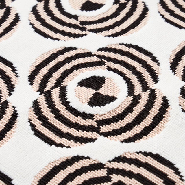 Schumacher Sample - Schumacher x Johnson Hartig Le Moderne Cut Velvet Fabric in Neutral For Sale - Image 4 of 6