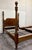 Late 20th Century Vintage Full Size Duncan Phyfe Style Traditional Low Poster Cannonball Bed For Sale - Image 5 of 11