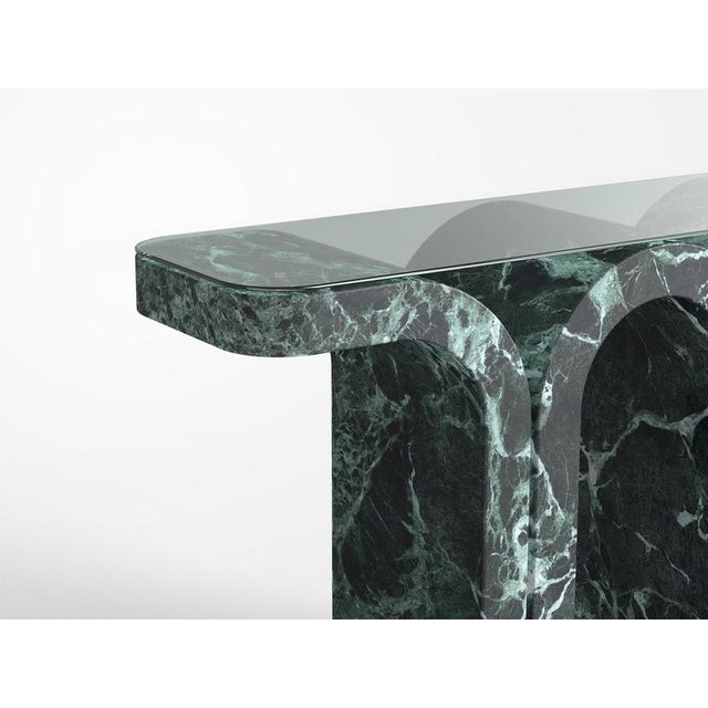 Fold Verde Alpi Console Table by Etamorph For Sale - Image 6 of 7