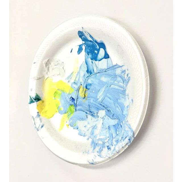 One painting from a complete series of abstract paintings made from mid career artist Ben Junta's palette. Full of vibrant...