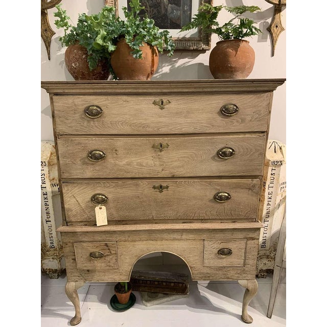 18th Century English Oak Chest on Stand For Sale - Image 17 of 18