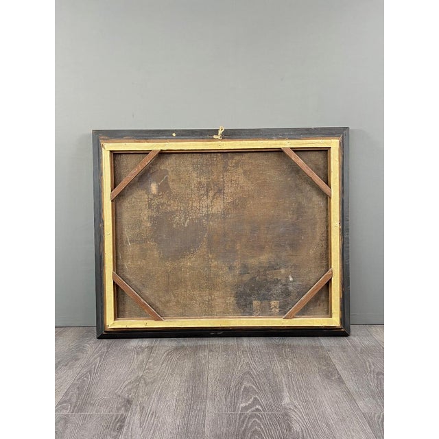 18th Century Flemish School Artist, 18th Century, Oil Painting on Canvas For Sale - Image 5 of 6