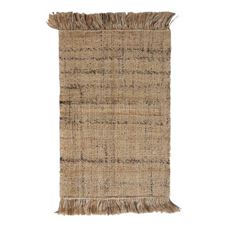 Rug & Kilim Natural Hemp Flatweave Rug, 9' x 9' For Sale