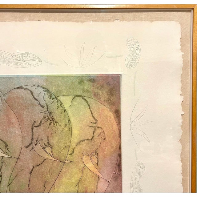 Stanley Boxer, Stanley Boxer Aquatint Intaglio Etching Elephant Herd Abstract Expressionist, 1979 For Sale - Image 13 of 14