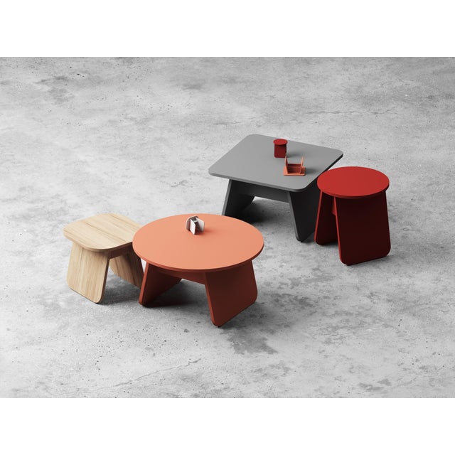 Contemporary Cashmere Momoko Side Table from Emko For Sale - Image 3 of 4