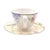 Jessica McClintock Westbury Court Christina Floral Cups & Saucers, Set of 5 For Sale - Image 10 of 16