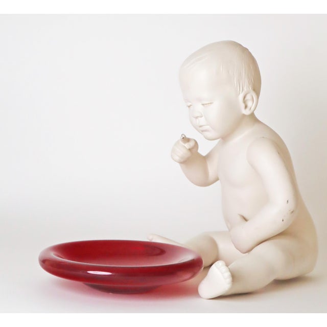 Ruby Red Murano Glass Bowl, 1970s, in Good conditions. Designed 1960 to 1969