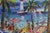 Yvon Grac, The Cros Dei Pin Beach at St. Jean Cap Ferrat, 1990s, Oil Painting on Canvas, Framed For Sale - Image 12 of 18