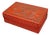 Chinese Rectangular Cinnabar Lacquer Box 19th Century For Sale