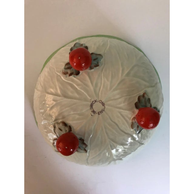 Mid 20th Century Vintage Hand Painted Beswick England Tomato Leaf Serving Dish Set - 10 Piece Set For Sale - Image 5 of 13