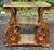 Rustic European Rustic European Maple Scrolled Leg Side Table For Sale - Image 3 of 10