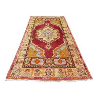 Vintage Turkish Area Rug - 36" X 68" For Sale