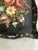 French Country Vintage 1940s French Country Style Hand-Painted Floral Wooden Serving Tray For Sale - Image 3 of 5