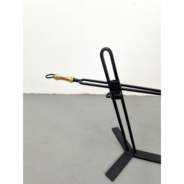 Vintage Adjustable Barbecue Grill Grate, 1950 For Sale - Image 4 of 11