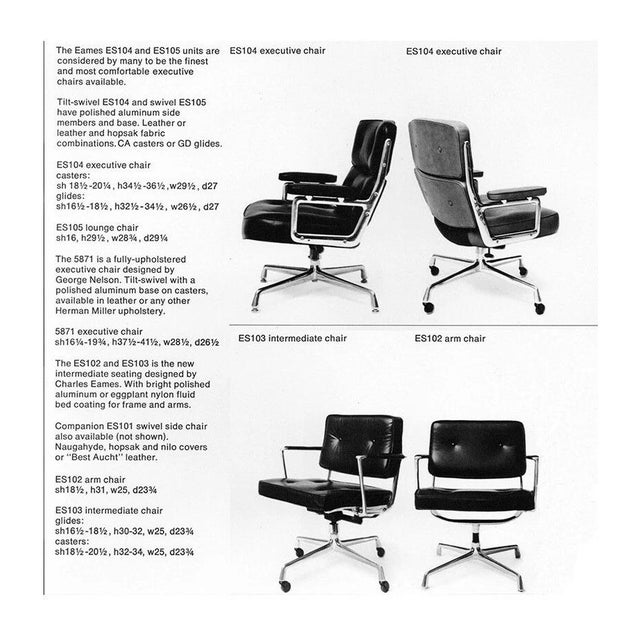 Herman Miller 1960s Herman Miller Eames Time Life Lobby Chair in Brown Leather For Sale - Image 4 of 17