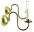 Vintage Wall Lamps, Poland, 1950s, Set of 2 For Sale