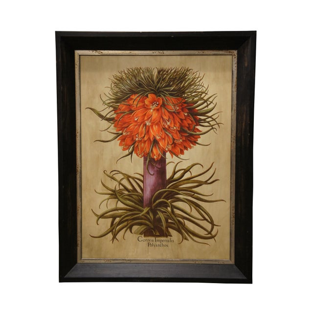 Indian 2 Large Botanical Prints Fruit Stem Indian Fig & Crown Imperial Fritillary For Sale - Image 3 of 12