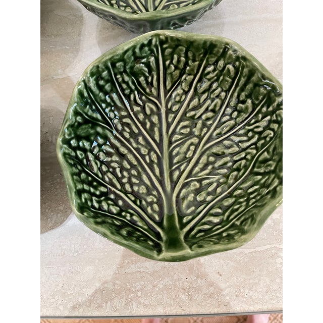 Vintage Cabbage Ware Bowls Set of 4 For Sale In Charleston - Image 6 of 8