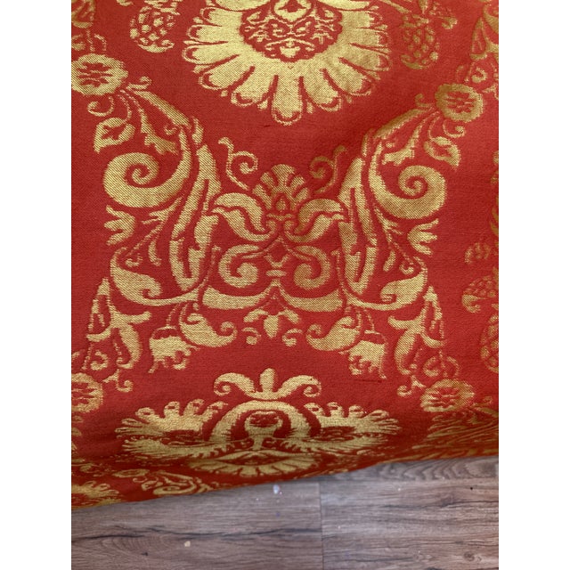 Silk Tapestry Fabric From 1950 For Sale - Image 10 of 12