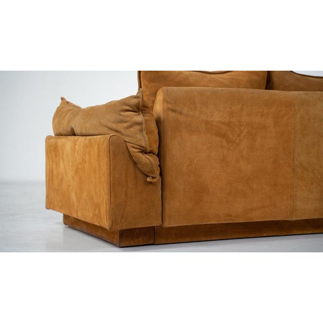 Brown Mid-Century Modern Cado Sofa attributed to Gunnar Gravesen and David Lewis Divano for ICF, 1970 For Sale - Image 8 of 11