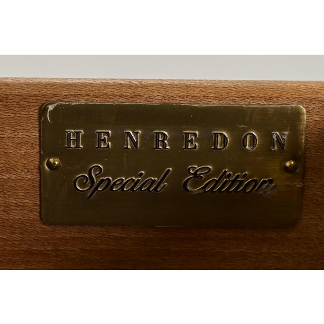 Brown Henredon Georgian Carved Mahogany Seven-Drawer Dresser or Credenza For Sale - Image 8 of 13