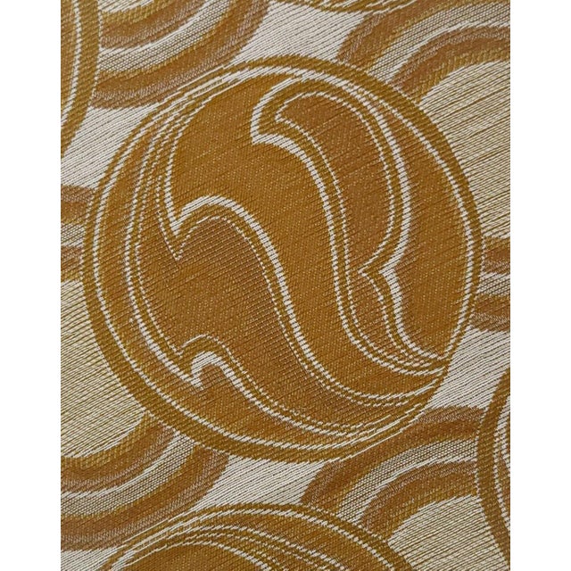Mid-Century Modern Mid-Century Modern German Fabric Bale in Brown for Curtains, 1970s For Sale - Image 3 of 5