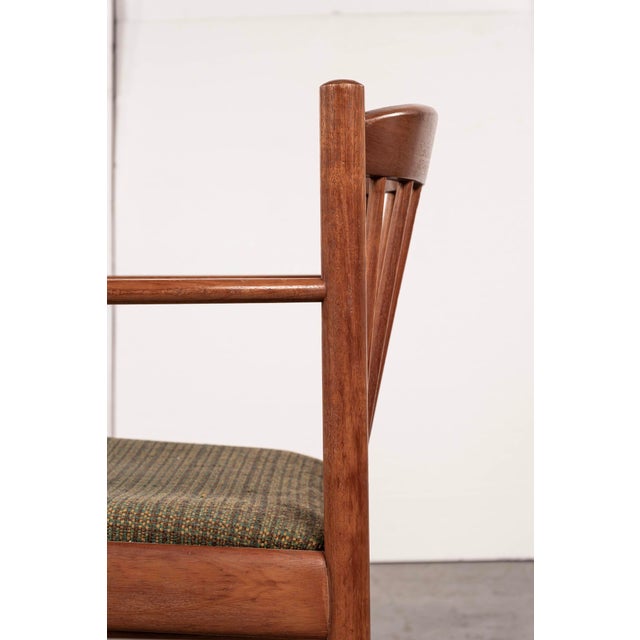 Mid-Century Modern Set 6 Danish Modern Teak Armchairs, Denmark, Circa 1960s For Sale - Image 3 of 7