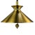 Brass Ceiling Lamp from Frandsen, 1970s For Sale