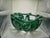 Make a bold statement with this striking organic modern ceramic centerpiece bowl. Finished in a rich, glossy emerald green...