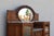 Antique French Art Deco Buffet Sideboard With Beveled Mirror & Marble Top | Burl Wood Credenza | Early 20th Century For Sale - Image 4 of 18