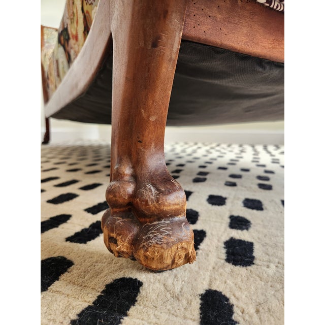 Cream Late 19th Century Eastlake Chaise Longue or Lounge For Sale - Image 8 of 11