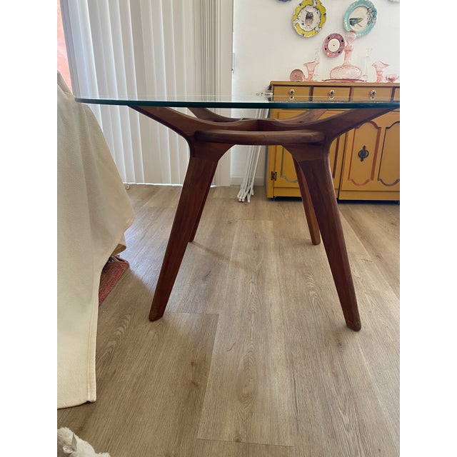 Adrian Pearsall Vintage Adrian Pearsall Compass Dining Table For Sale - Image 4 of 9