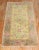 1940s Hand-Knotted Chinese Art Deco rug with a floral design on a mustard field