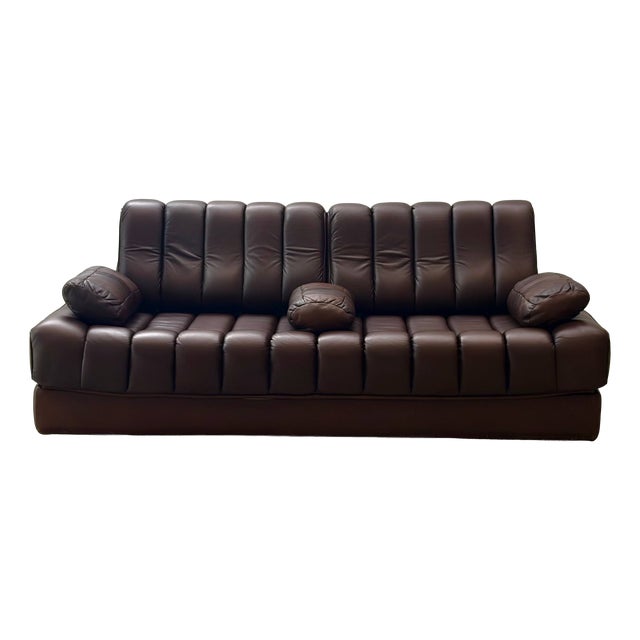 DS-85 Sofa Bed in Cognac Brown by de Sede, Switzerland, 1960s For Sale