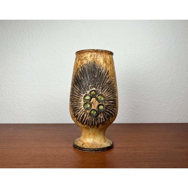 Mid 20th Century Mid-Century Modern Danish Studio Pottery Vase by Jette Hellerøe, 1960s For Sale - Image 5 of 17