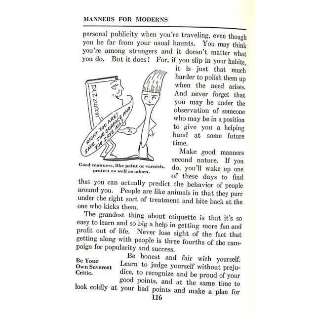 "Manners for Moderns" 1938 Black, Kathleen For Sale - Image 4 of 8