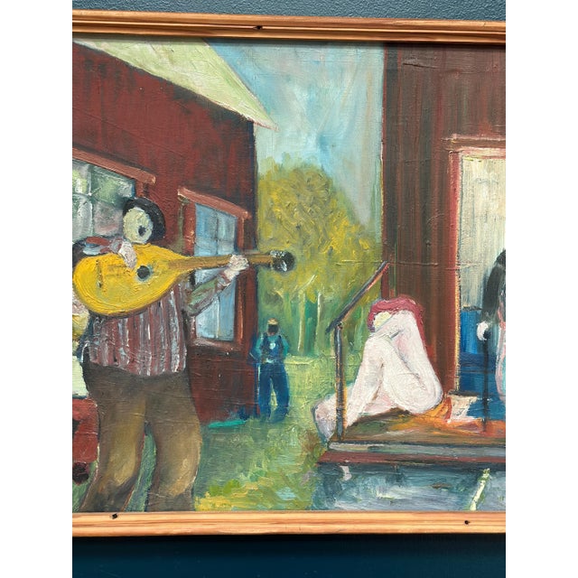 Hendrik De Jong, Familjen (The Family), 1980, Oil on Canvas, Framed For Sale - Image 16 of 18