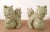Chinese Mid Century Pair of Chinese Celadon Fu Dogs For Sale - Image 3 of 8