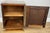 Antique French Art Deco Oak Bedside Table with Marble Top For Sale - Image 9 of 12
