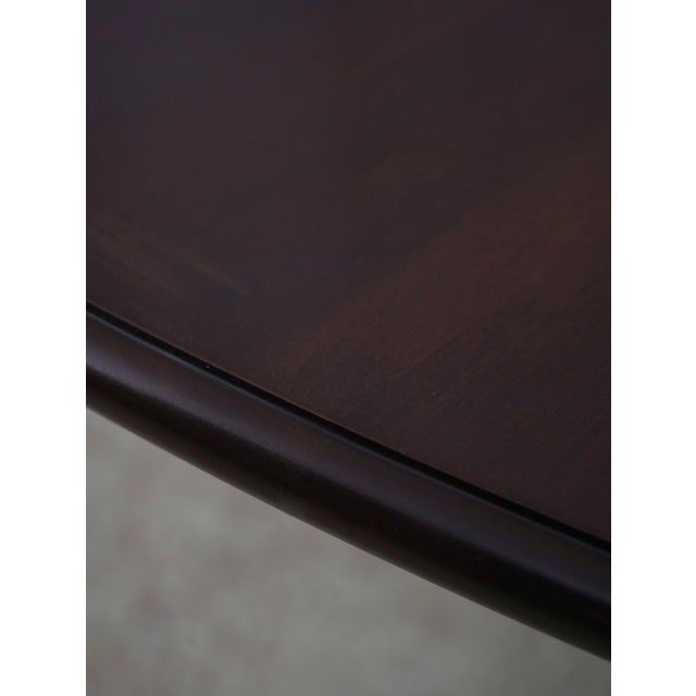 Brown Statton Old Towne Cherry Oval Dining Room Table For Sale - Image 8 of 18
