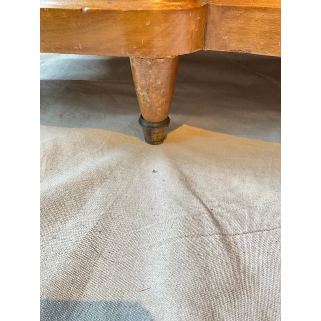 French 1920s French Burlwood Marble Top Sideboard For Sale - Image 3 of 12