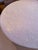 White Granite-Top Round Coffee Table With Metal Mesh Base For Sale - Image 4 of 7