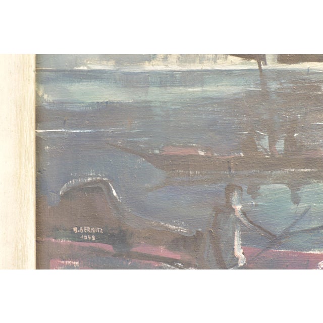 Modern Oil Painting, Indochina, Bruno Bernitz, 1948 For Sale - Image 3 of 13