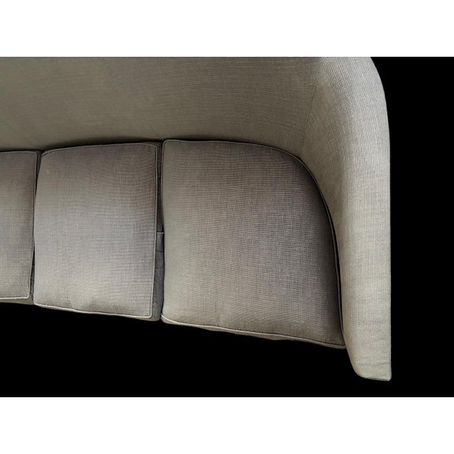 Wood Vintage Four-Seater Sofa by John Hutton, 2010s For Sale - Image 7 of 13