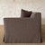 Linen Carmel Sofa Slip Covered in 100% Belgian Linen For Sale - Image 8 of 11