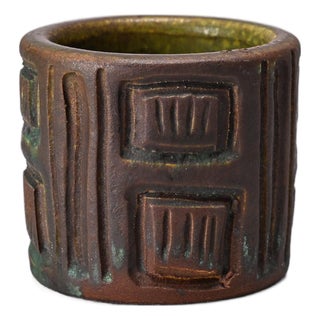 Cylindrical Pot by Suzanne Douly-Ramié for Madoura, 1950 For Sale