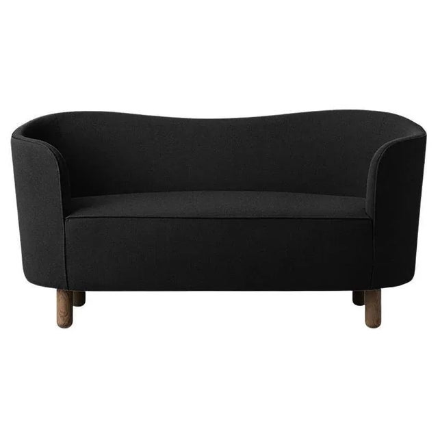 Wood Dark Grey and Smoked Oak Raf Simons Vidar 3 Mingle Sofa by Lassen For Sale - Image 7 of 7