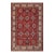Shabby Chic Tribal Super Kazak Red/Beige Wool Rug - 5'7'' X 8'9'' For Sale