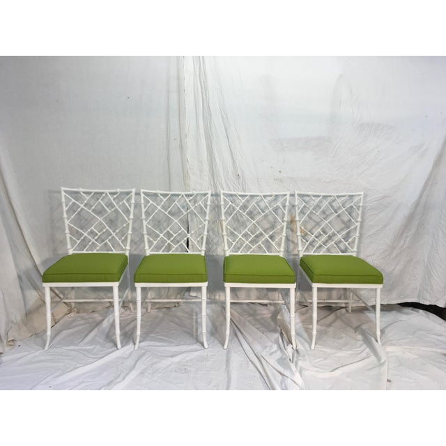 Faux Bamboo Patio Dining Set Chairish