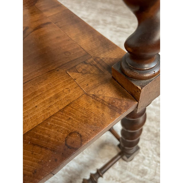Auburn European Walnut Parquet Occasional Table, Circa 1920–1940 For Sale - Image 8 of 11